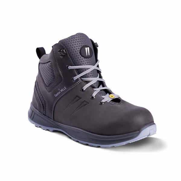 Chaussures de sécurité montantes homme Colombo S3 SRC ESD Gaston Mille vue de 3/4 face