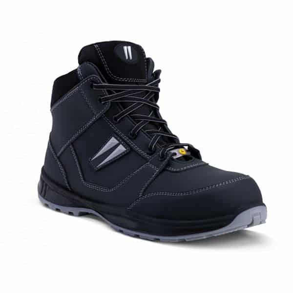 Chaussures de sécurité montantes unisexes Hot Ginger S3L SRA ESD Gaston Mille vue de 3:4 face