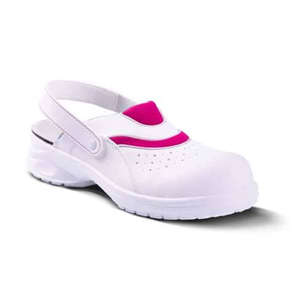 Sabots de travail femme Azalee Fuchsia SB E A SRC Gaston Mille vue de 3:4 face
