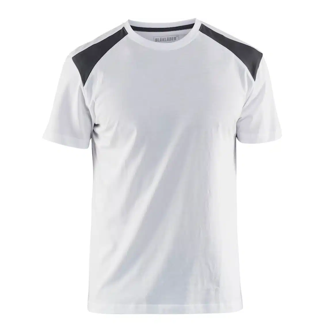 T-shirt de travail bicolore Blaklader blanc / gris foncé