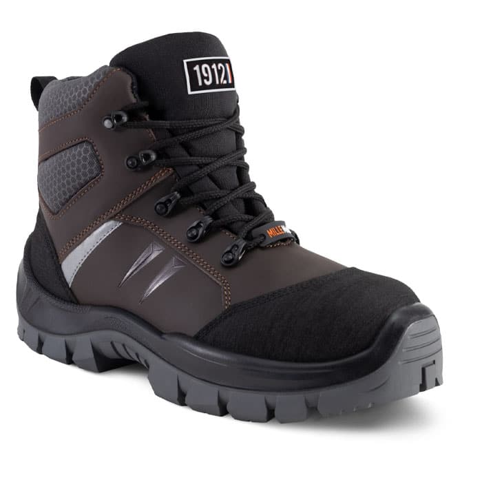 Chaussures de sécurité Montantes S3L Hot Cumin Millemeta BTP Gaston Mille vue de trois quarts cote droit