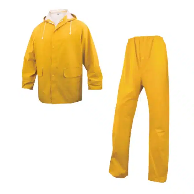 Ensemble de pluie imperméable 304 Delta Plus jaune