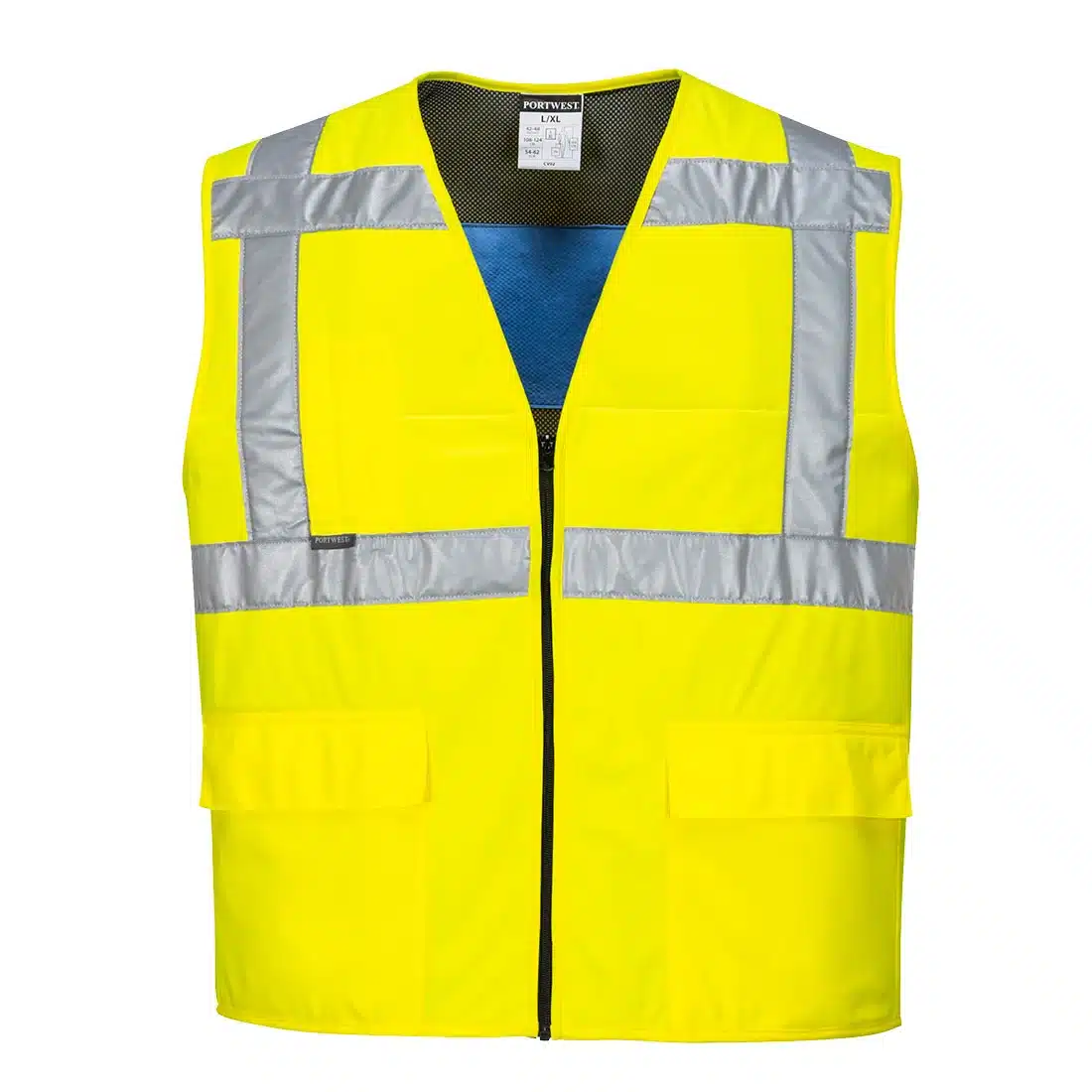 Gilet Haute Visibilité Rafraichissant Portwest jaune