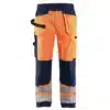 ORANGE FLUO / BLEU MARINE