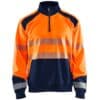 ORANGE FLUO / BLEU MARINE