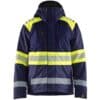 JAUNE FLUO / BLEU MARINE