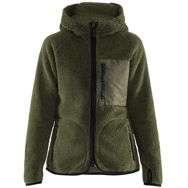 Veste polaire femme Blaklader kaki vue de face