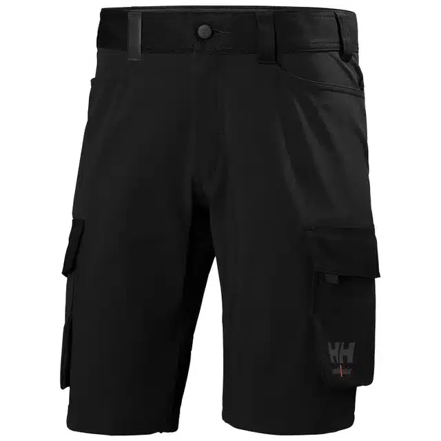 Short de travail stretch Cargo Oxford 4X Helly Hansen noir