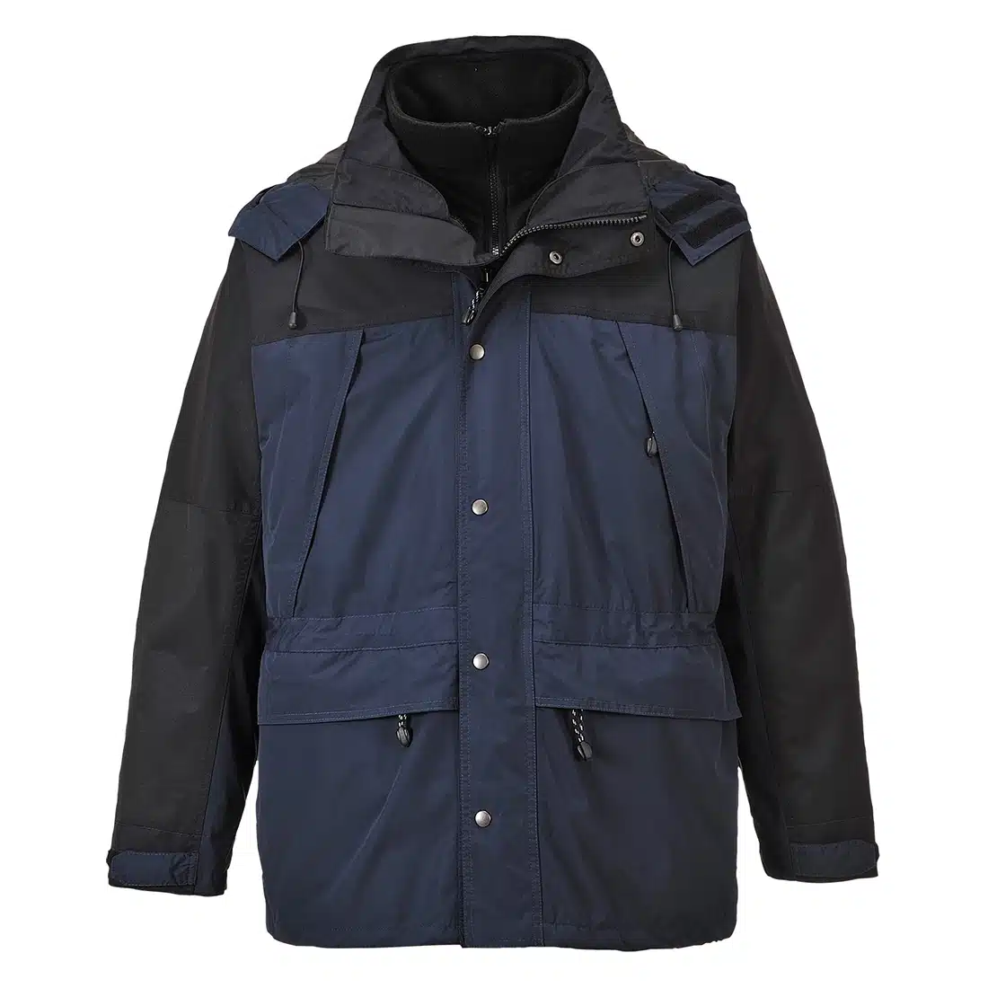 Parka de travail respirante Orkney 3 en 1 Portwest bleu marine