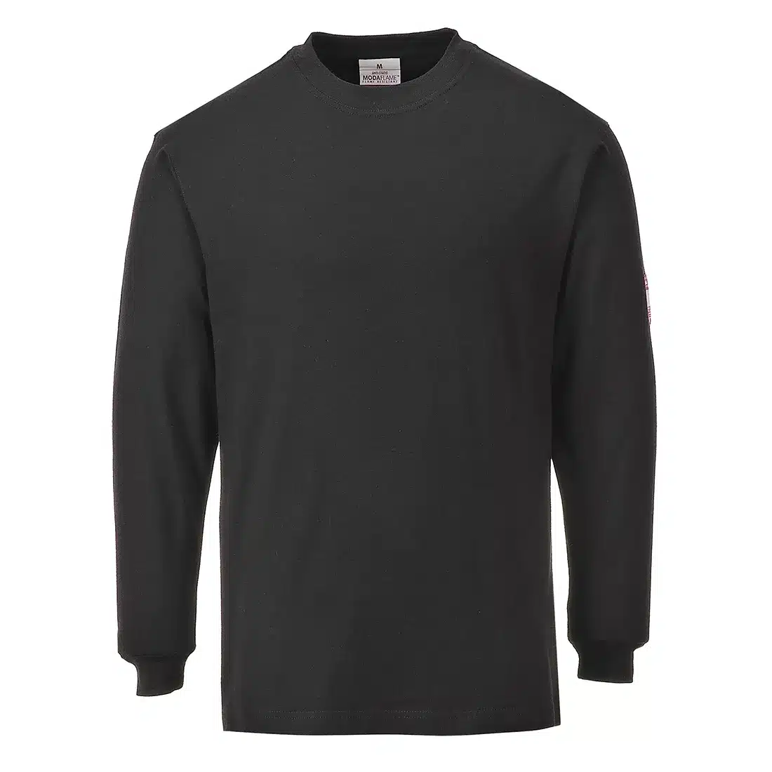 T-Shirt manches longues Flamme résistant & antistatique Portwest noir