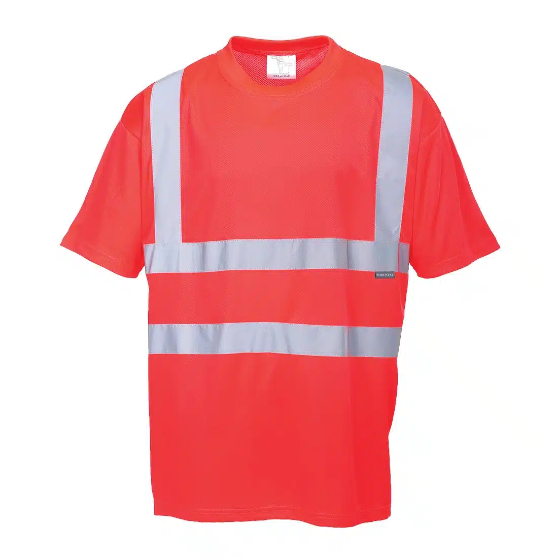 T-shirt de travail haute visibilité Portwest rouge