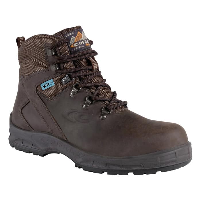 Chaussures de travail montantes Tambora Brown vue de cote droit Cofra