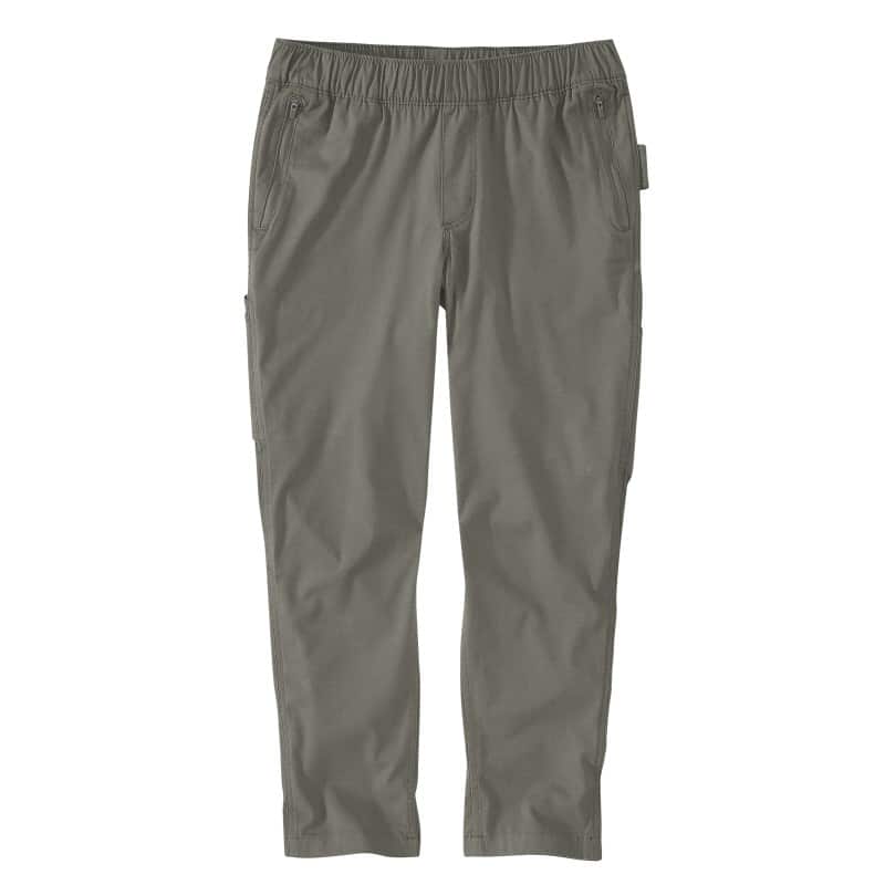 Pantalon de travail femme Force™ Ripstop Carhartt vert olive vue de facee