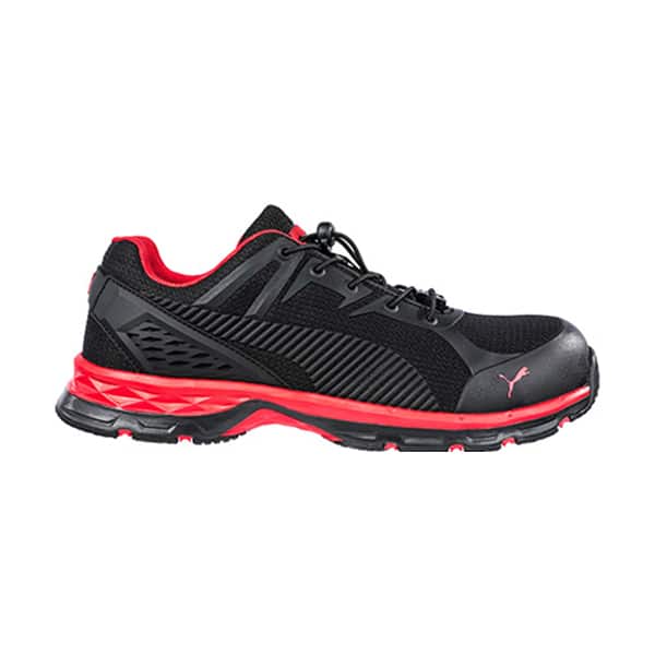 Baskets de securite basses Fuse Motion 2.0 Puma Safety Rouge noir vue de cote droit