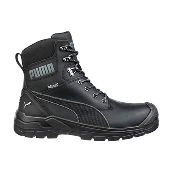 Baskets de securite montantes Conquest Puma Safety Noir vue de cote droit