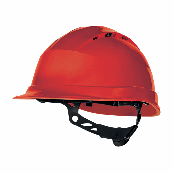 Casque de sécurité ventilé Quartz UP IV Delta Plus rouge