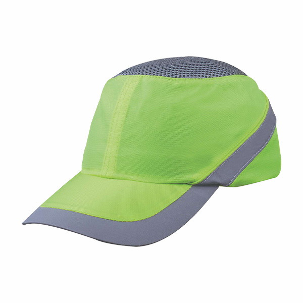 Casquette de protection Delta Plus jaune fluo gris