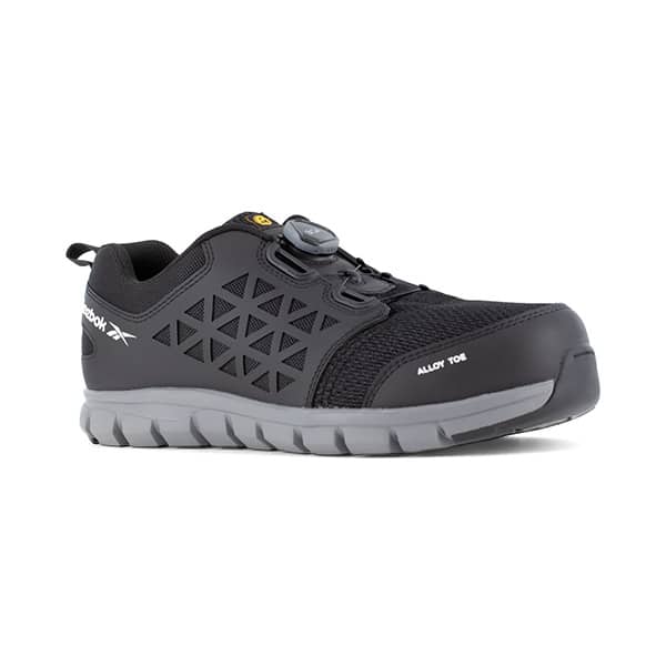 Chaussures de sécurité basses Excel Light BOA S1P ESD Reebok vue cote droit trois quarts