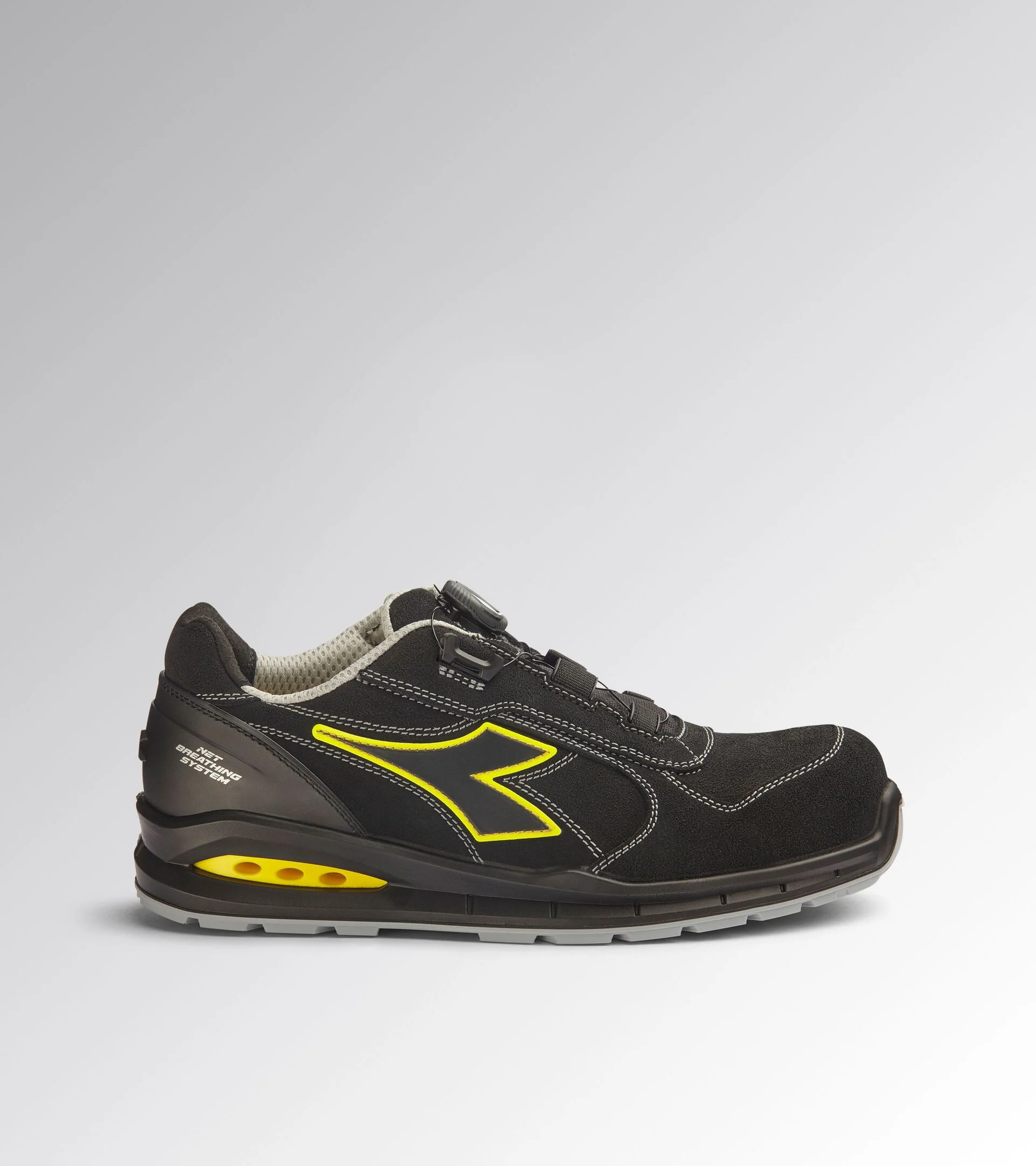 Chaussures de sécurité basses Run Net Airbox Low BOA S3S Diadora vue cote droit