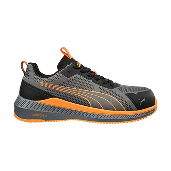 Chaussures de securites basses Niobe Puma Safety noir bleu vue cote droit