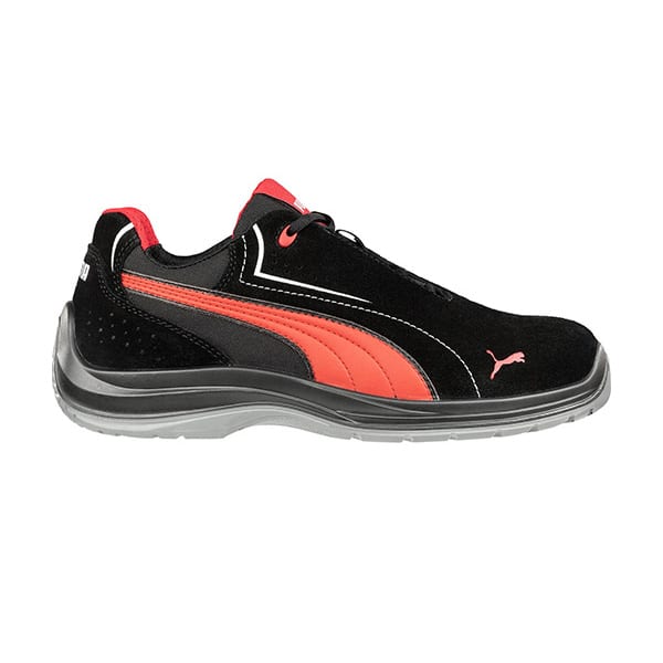 Chaussures de securite basses Touring Puma Safety Rouge vue de droit