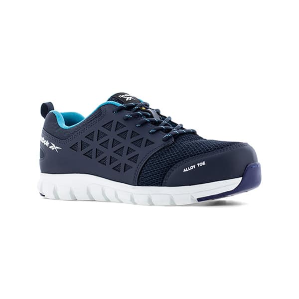Chaussures de sécurité basses femme Excel Light S1P ESD Reebok vue cote droit trois quarts