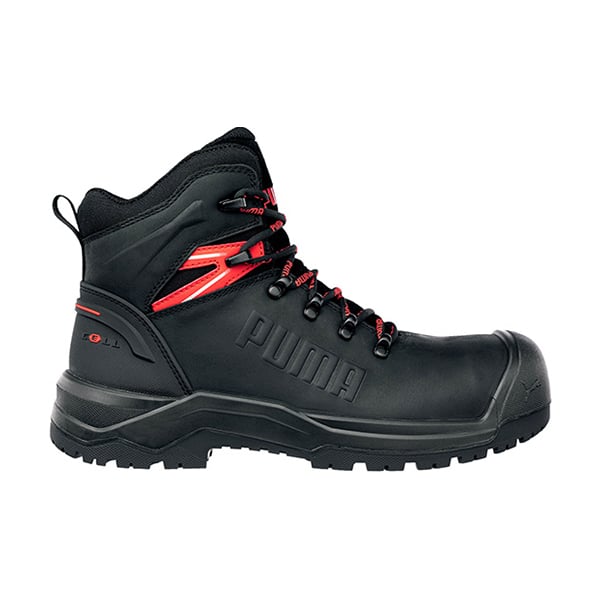 Chaussures de securite montantes Iron HD Puma Safety Noirvue cote droit