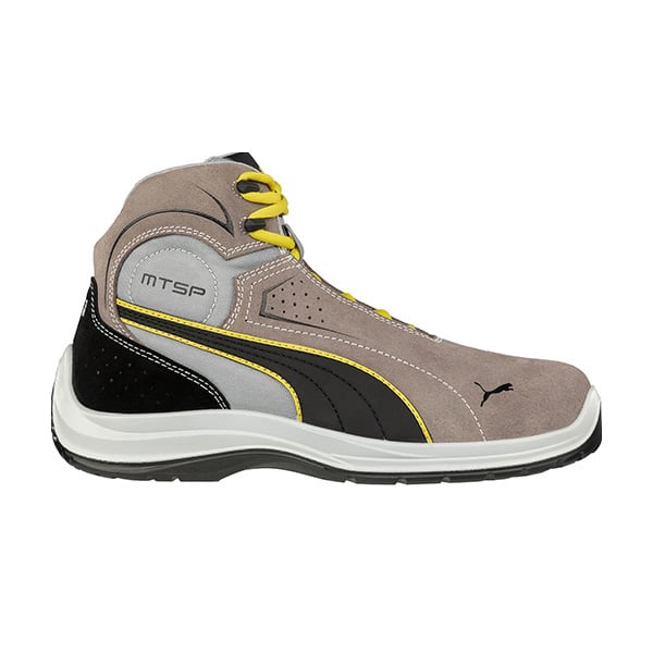 Chaussures de securite montantes Touring Puma Safety gris vue cote droit