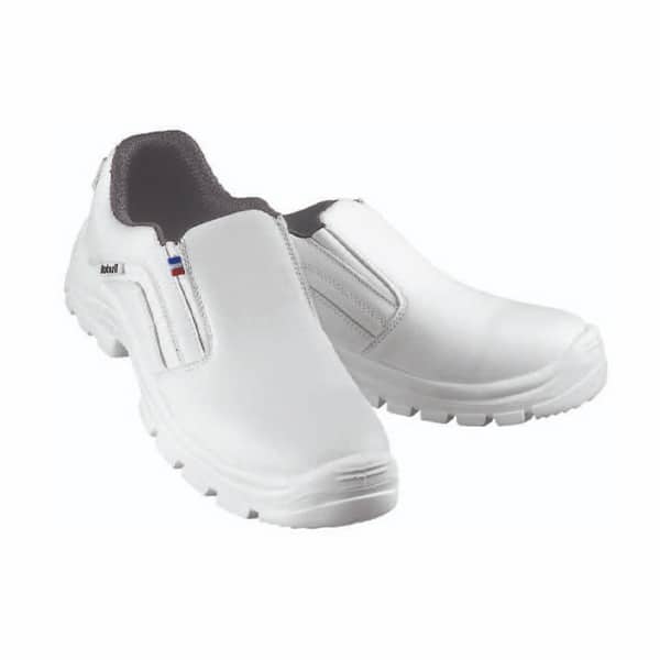 Chaussures de sécurité pour cuisine Bonix Robur blanc vue de côté