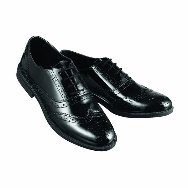 Chaussures de service en salle Claris Robur noir vue de côté