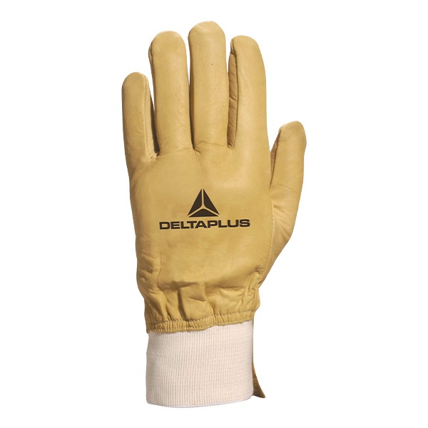 Gants de travail en cuir Delta Plus​ vue de face