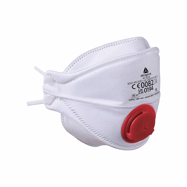Masque 4 volets pliables filtrantes FFP3 (boîte de 10) Delta Plus masque