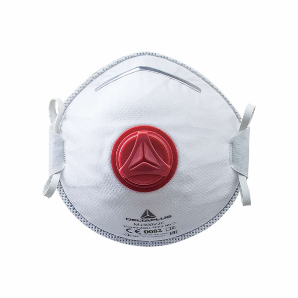 Masques respiratoires jetables coque P3 (boîte de 10) Delta Plus element masque deux