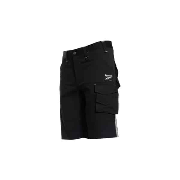 Short de travail Reebok Safety noir vue de face