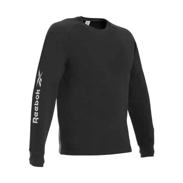 Sweat de travail Reebok Safety noir vue de face