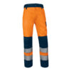 ORANGE FLUO / BLEU MARINE
